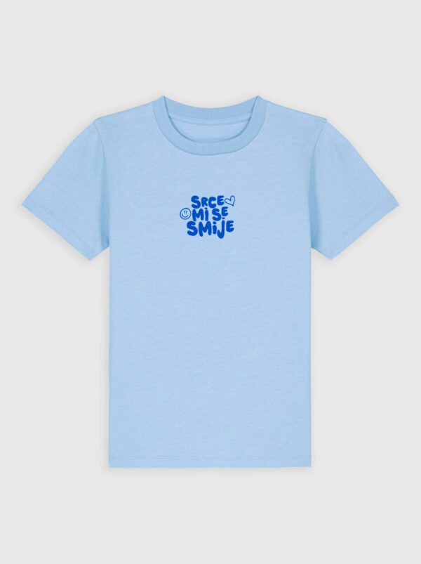 KIDS - Srce mi se Smije 3D PUFF BLUE T-SHIRT